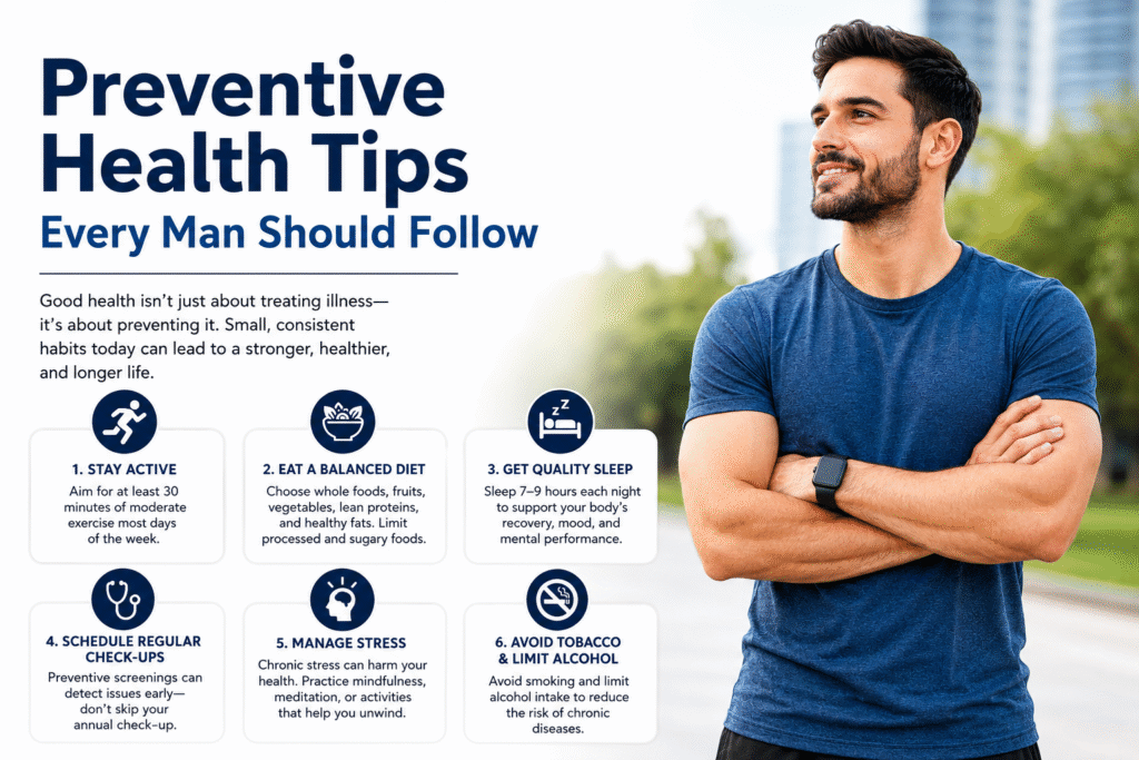 Preventive Health Tips Every Man Should Follow