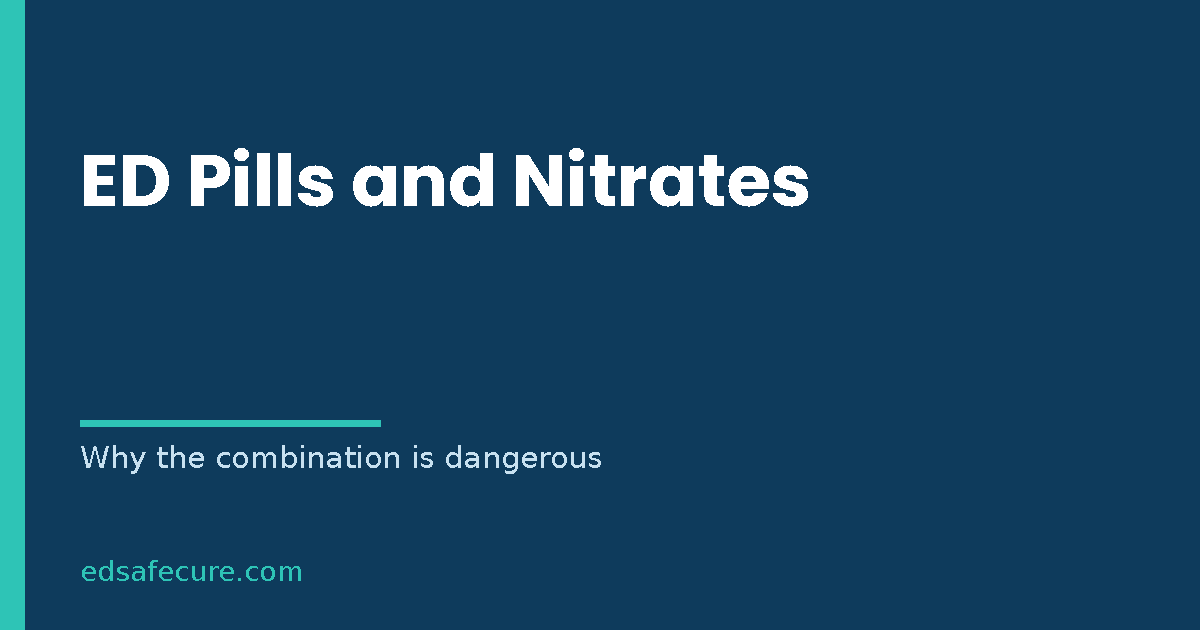 ED Pills and Nitrates banner